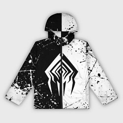 Ветровка с капюшоном женская WARFRAME STALKER BLACK WHITE СТАЛКЕР, цвет: 3D-черный