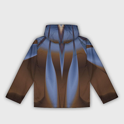 Женская ветровка Орхидея в коричневом Абстракция 541-2-p3-5 Дополне / 3D-Черный – фото 2