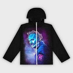 Ветровка с капюшоном женская Slipknot - Corey Taylor - TGC, цвет: 3D-белый