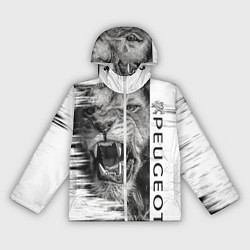 Ветровка с капюшоном женская Peugeotlion, цвет: 3D-белый