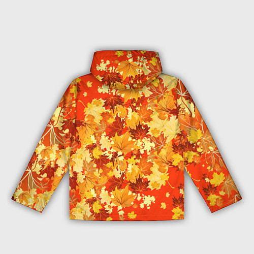 Женская ветровка Кленовый листопад / 3D-Черный – фото 2