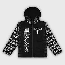 Ветровка с капюшоном женская TOKYO REVENGERS WALHALLA TEAM WHITE, цвет: 3D-черный