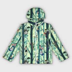 Ветровка с капюшоном женская Ghibli All, цвет: 3D-белый