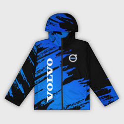 Ветровка с капюшоном женская Volvo - Градиент, цвет: 3D-черный