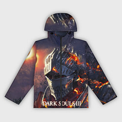 Ветровка с капюшоном женская DARK SOULS III Рыцарь Солнца Дарк Соулс, цвет: 3D-черный