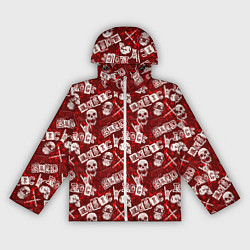 Ветровка с капюшоном женская Хард Рок HARD-ROCK, цвет: 3D-белый