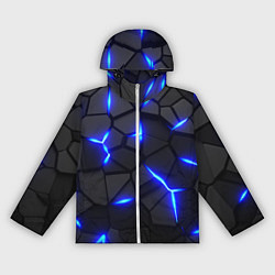 Женская ветровка КИБЕРПАНК БРОНЯ: СИНЯЯ СТАЛЬ