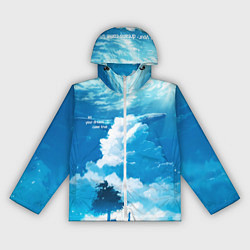 Ветровка с капюшоном женская Let your dreams come true, цвет: 3D-белый