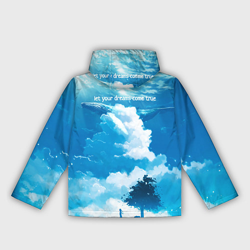 Женская ветровка Let your dreams come true / 3D-Черный – фото 2