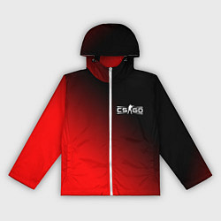 Ветровка с капюшоном женская CSGO КСГО Минимализм, цвет: 3D-белый