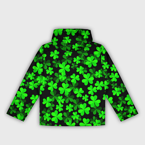 Женская ветровка Сlovers Fresh 3D Клевер / 3D-Черный – фото 2