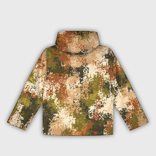 Женская ветровка Камуфляж Василиск Степь / 3D-Черный – фото 2