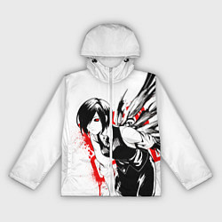 Ветровка с капюшоном женская ТОУКА TOKYO GHOUL, цвет: 3D-белый