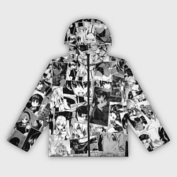 Ветровка с капюшоном женская Убийца Акамэ pattern, цвет: 3D-черный