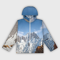 Женская ветровка Minecraft Mountains Video game