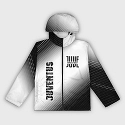 Ветровка с капюшоном женская JUVENTUS Juventus Градиент, цвет: 3D-черный