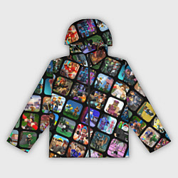 Ветровка с капюшоном женская ROBLOX СЮЖЕТЫ, цвет: 3D-черный