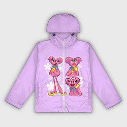 Ветровка с капюшоном женская РАЗНАЯ КИССИ МИССИ KISSY MISSY, цвет: 3D-белый