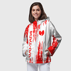 Ветровка с капюшоном женская Wu-Tang Clan ву танг клан, цвет: 3D-белый — фото 2