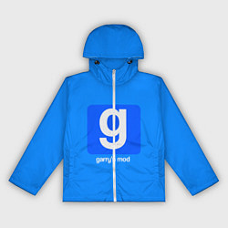 Ветровка с капюшоном женская Garrys Mod логотип, цвет: 3D-белый