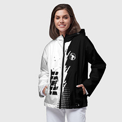 Ветровка с капюшоном женская ГРОТ GROT, цвет: 3D-черный — фото 2