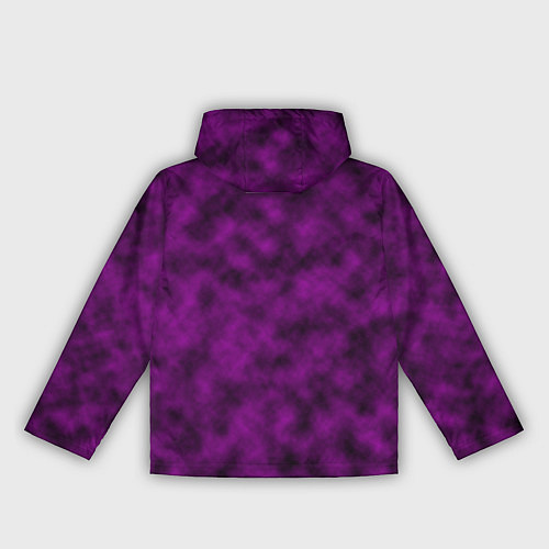 Женская ветровка Черно-пурпурная облачность / 3D-Черный – фото 2