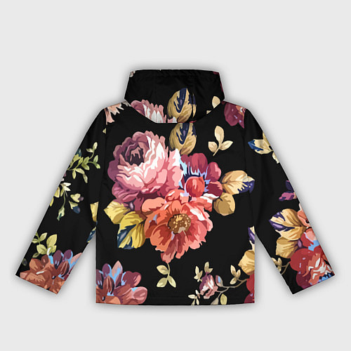 Женская ветровка Розы в летней ночи Fashion trend / 3D-Черный – фото 2