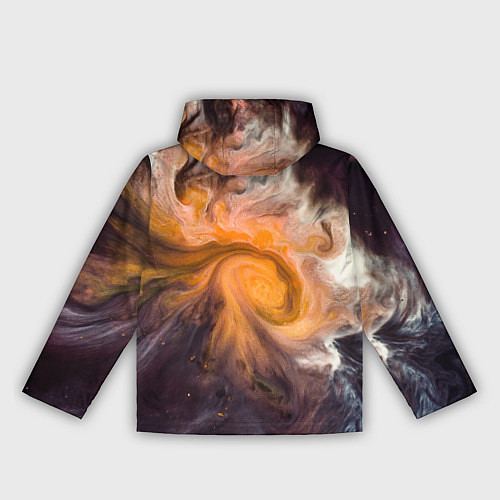 Женская ветровка Неоновые краски - Оранжевый / 3D-Черный – фото 2