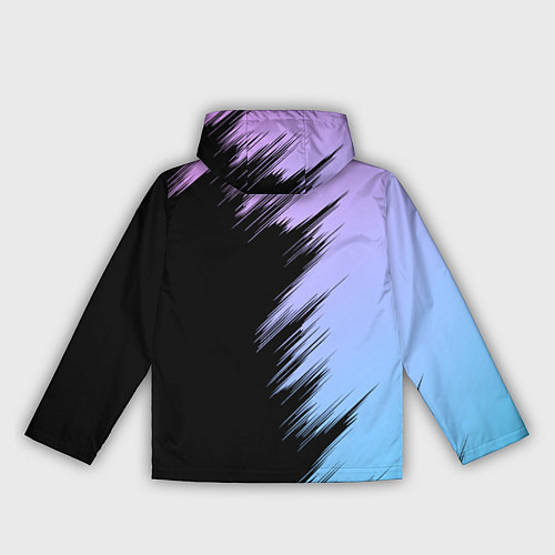 Женская ветровка Хвост феи - neon / 3D-Черный – фото 2