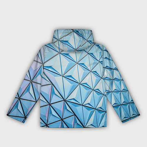 Женская ветровка Абстрактная киберпанк броня - Голубой / 3D-Черный – фото 2