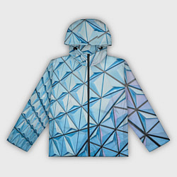 Женская ветровка Абстрактная киберпанк броня - Голубой