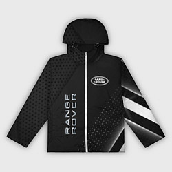 Ветровка с капюшоном женская Land rover Абстракция, цвет: 3D-белый