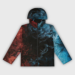 Ветровка с капюшоном женская Тьма и краски, цвет: 3D-черный