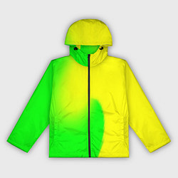 Ветровка с капюшоном женская Салатовый, цвет: 3D-черный