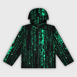 Ветровка с капюшоном женская Программное кодирование, цвет: 3D-черный