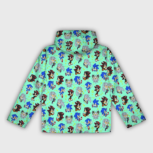 Женская ветровка Ежик Соник и его друзья / 3D-Черный – фото 2