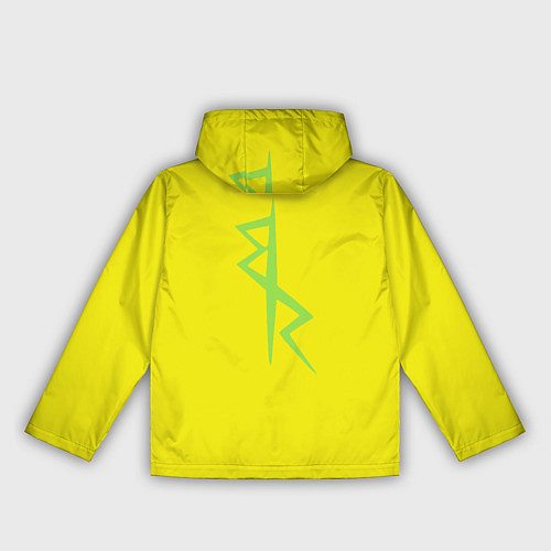 Женская ветровка Киберпанк - Лого Дэвида / 3D-Черный – фото 2