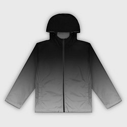 Ветровка с капюшоном женская Серый градиент, цвет: 3D-черный