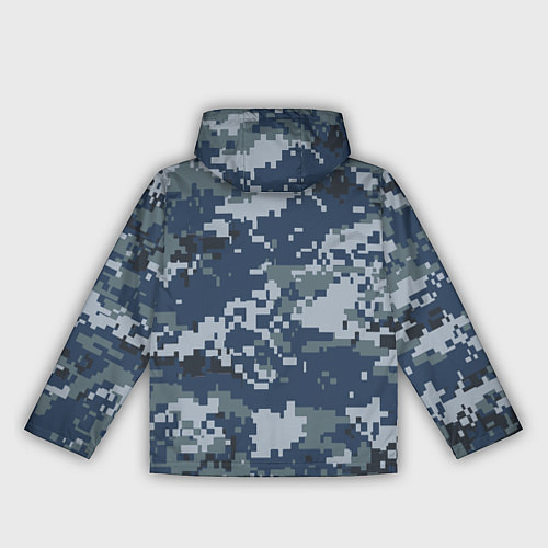 Женская ветровка Камуфляж Росгвардия цифра / 3D-Черный – фото 2