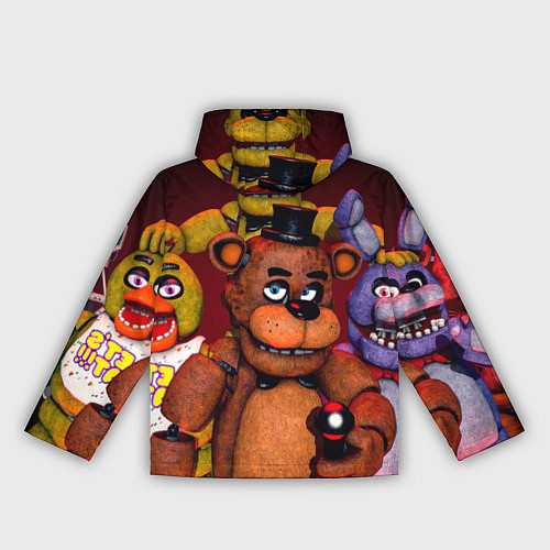 Женская ветровка Пять ночей Фредди / 3D-Черный – фото 2