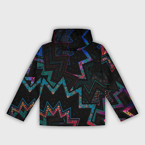 Женская ветровка Этнический Узор / 3D-Черный – фото 2
