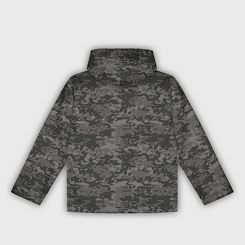Женская ветровка Камуфляж AOR-2 серый пиксель / 3D-Черный – фото 2