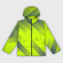 Ветровка с капюшоном женская Green sport style, цвет: 3D-черный