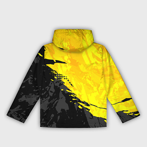 Женская ветровка Black and yellow / 3D-Черный – фото 2