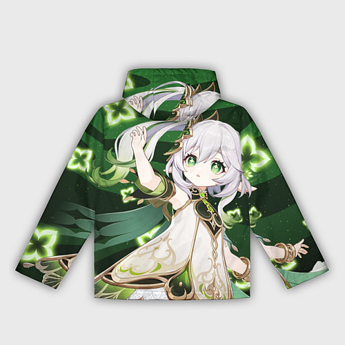 Женская ветровка Нахида: Дендро Архонт / 3D-Черный – фото 2