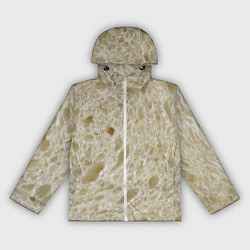 Ветровка с капюшоном женская Хлебный мякиш, цвет: 3D-белый