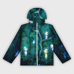 Ветровка с капюшоном женская Kodama tree, цвет: 3D-белый