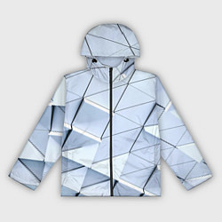 Ветровка с капюшоном женская Metalic triangle stiil, цвет: 3D-черный