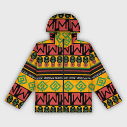 Ветровка с капюшоном женская Цвета африки, цвет: 3D-черный
