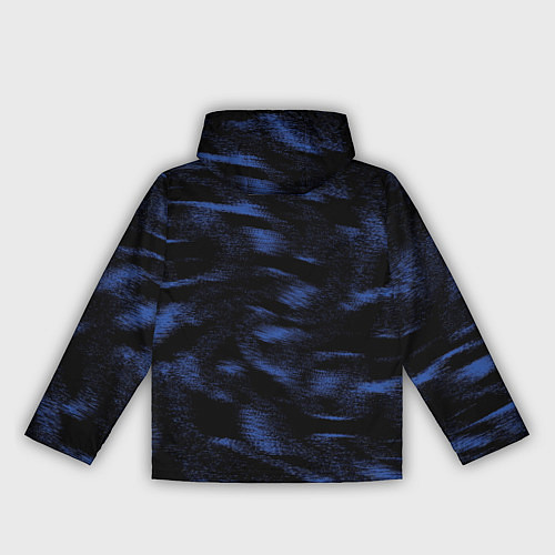 Женская ветровка Абстракция синего / 3D-Черный – фото 2